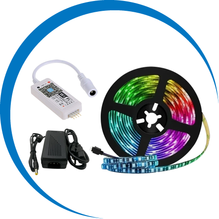 MAIS PRATICIDADE NO CONTROLE DA FITA LED RGB